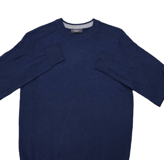 MEN'S BLADE SILK CREW NECK SWEATER