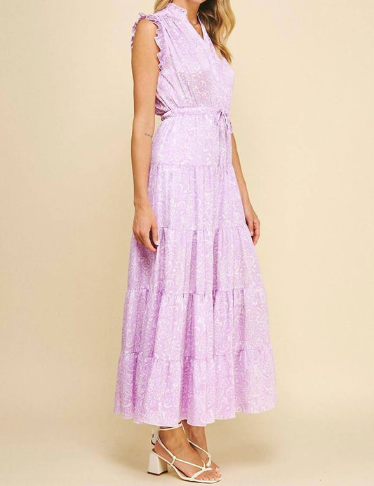 Pinch - Beatrice Paisley Print Maxi Dress