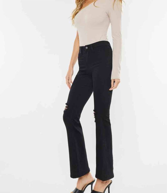 Kancan - Crystal High Rise Petite Bootcut Jeans