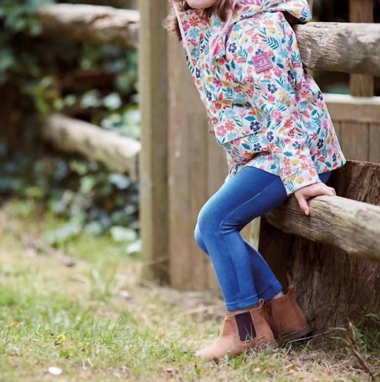 Jojo Maman Bebe - Girls' Floral Cozy Raincoat