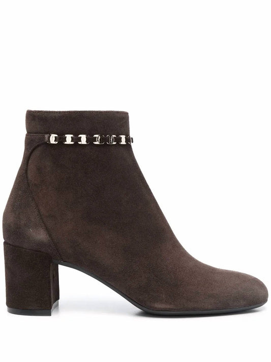 Salvatore Ferragamo - Women's Ghila Suede Ankle Boots