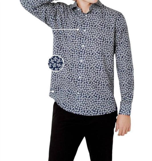 Alynn - Brooks Floral Untuckable Classic Fit Dress Shirt