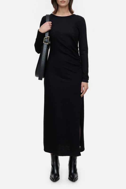 Closed - Round-neck Draped Maxi Dress