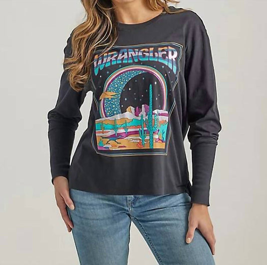 Wrangler - Graphic Long Sleeve Relaxed Tee