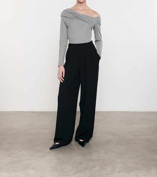 Enza Costa - CASHMERE ONE-SHOULDER DRAPE TOP