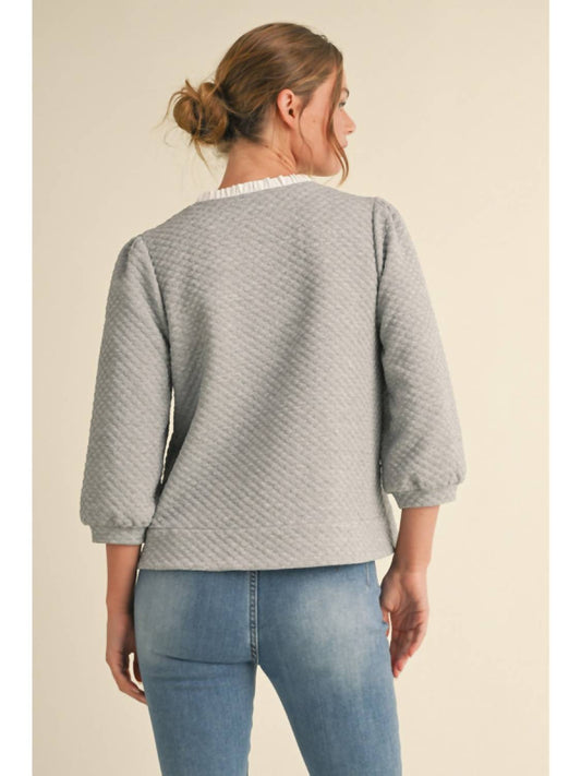 Jodifl - Bow Ties Textured Top