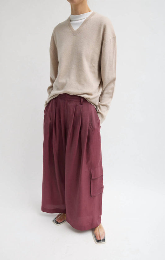 Tibi - Cargo Triple Pleat Pant