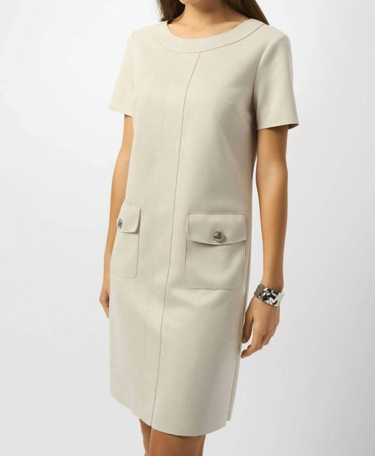 Joseph Ribkoff - Scuba Suede Shift Dress