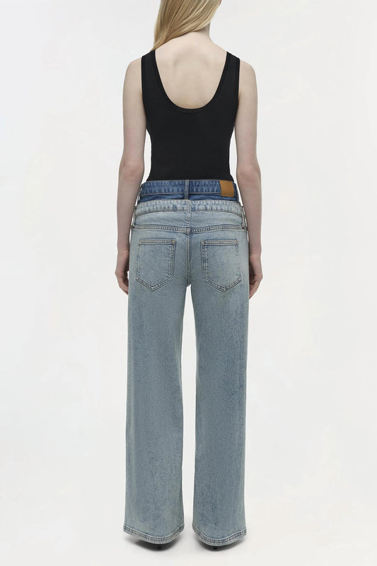 Simkhai - Kove Double Waistband Jean