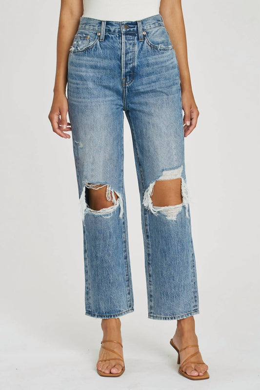 Pistola - Cassie Super High Rise Straight Crop Jeans
