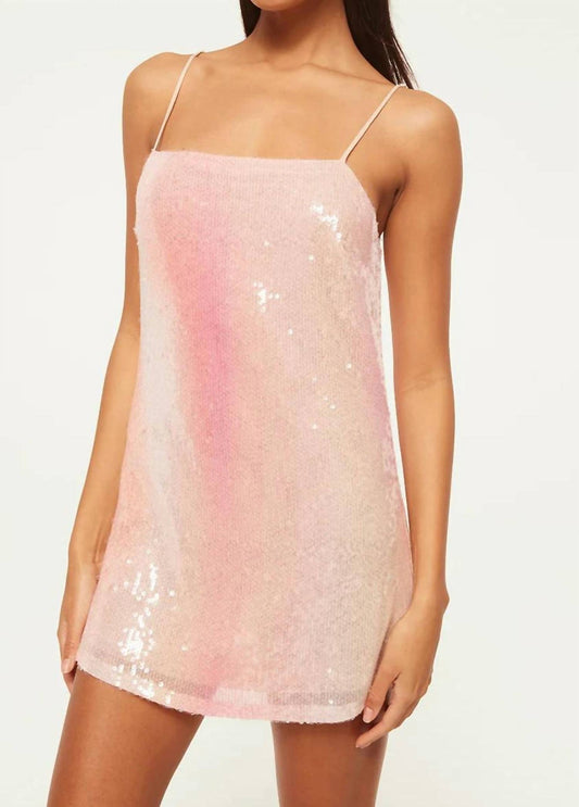 Misa Los Angeles - A-line Sequin Mini Dress
