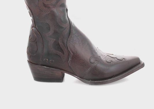 Bedstu - Women's Deuce Mid-calf Western Leather Boot