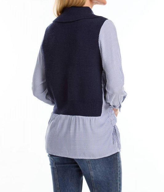 Fdj - Mixed Media Sweater