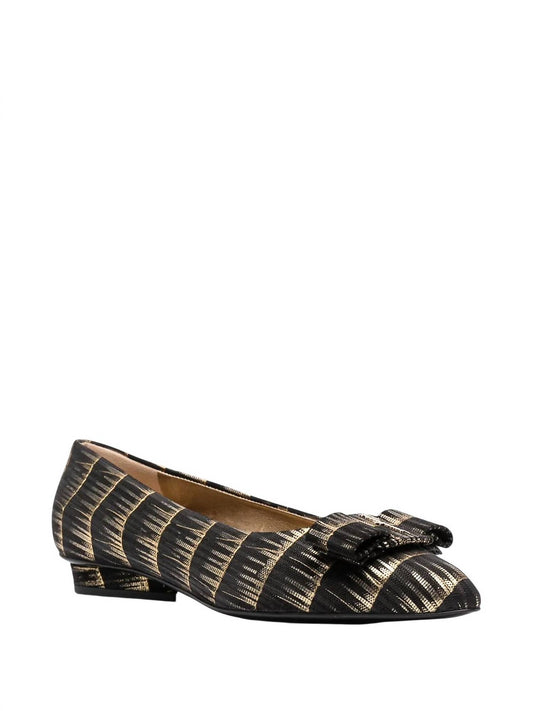 Salvatore Ferragamo - Women's Brush Stroke Effect Ballerinas Shoes