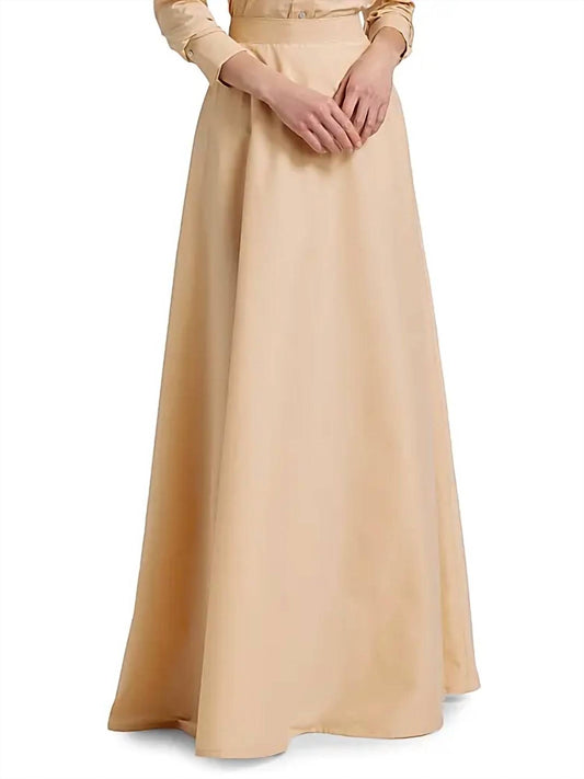 Chiara Boni - Aubry Cotton-blend A-line Maxi Skirt