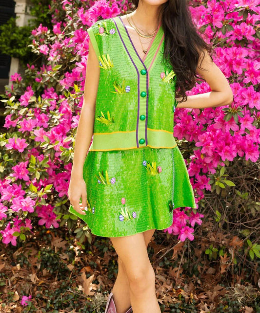 Queen Of Sparkles - Full Sequin Egg Skirt