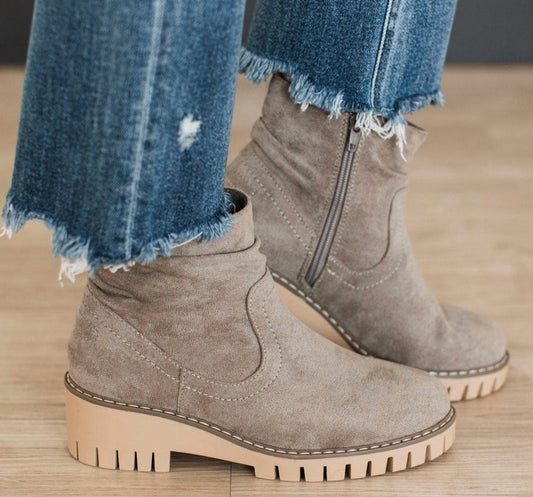 Very G - Women's Casual Suede Boots