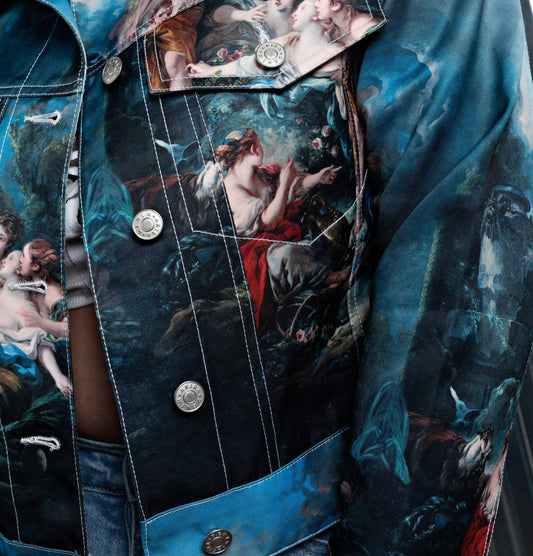 Azalea Wang - Oversized Denim Crop Jacket