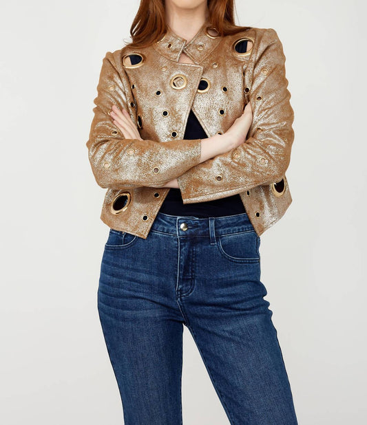 Frank Lyman - Collared Long-sleeve Top