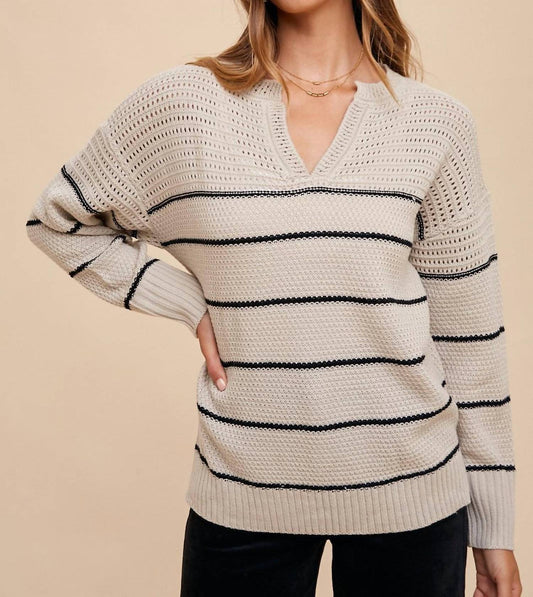 Anniewear - Britt V Neck Sweater