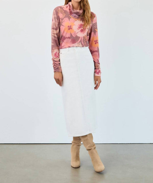 Fdj - Long Sleeve Cowl Neck Top