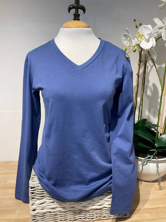 Pure Amici - Women's Long Sleeve V Neck Tee