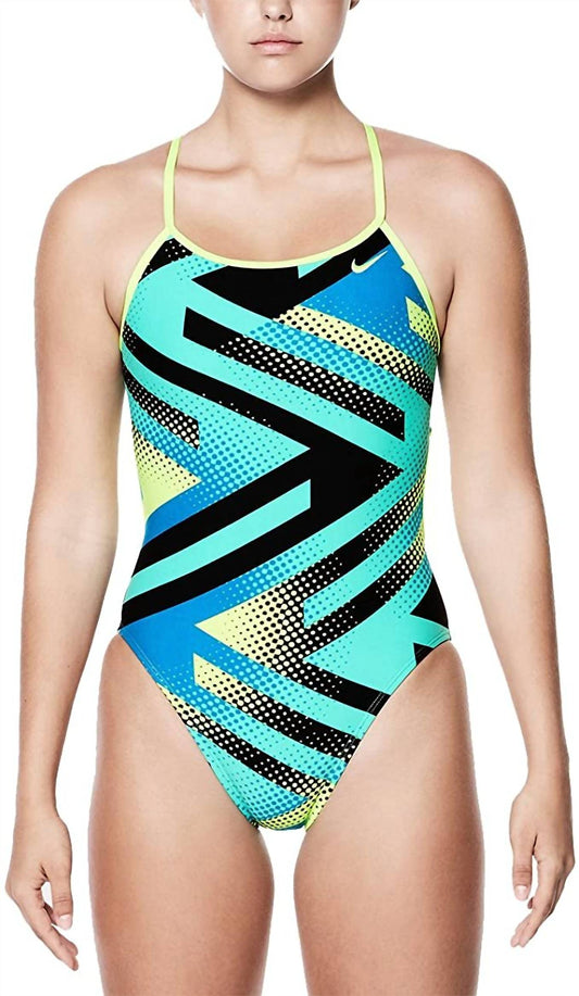 Nike - Tidal Riot Modern Cut-out One-piece Swimsuit