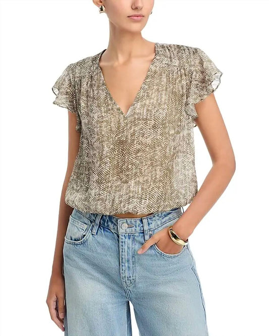 Ramy Brook - Teresa Flutter Sleeve Top