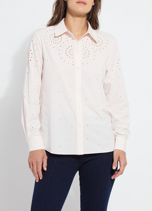 Lysse - Zelie Eyelet Embroidered Shirt