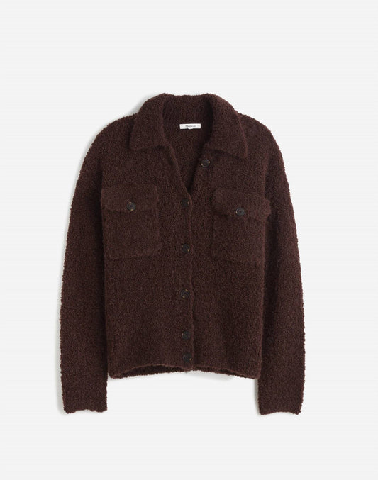 Madewell - Women's Boucle Knit Sweater Jacket