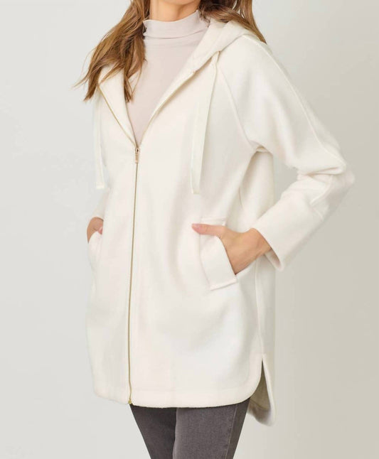 Mystree - Helen Hoodie Zip-Up Coat