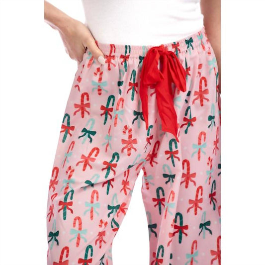 Mudpie - Candy Cane Holiday Pajama Pants