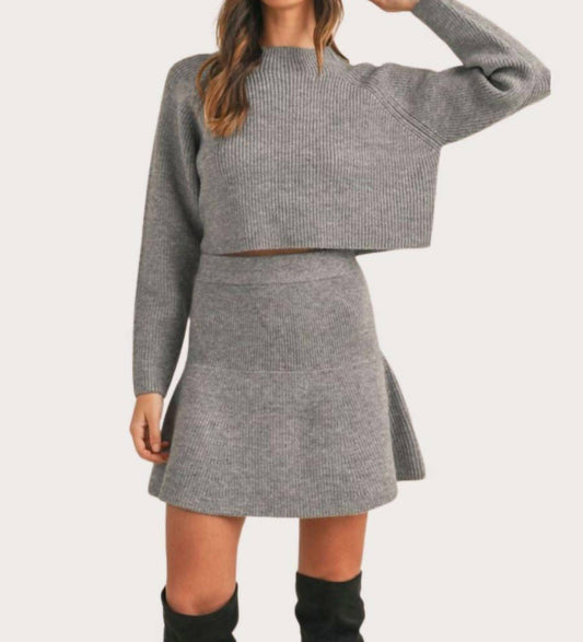 Mable - Courtney Sweater Flare Skirt