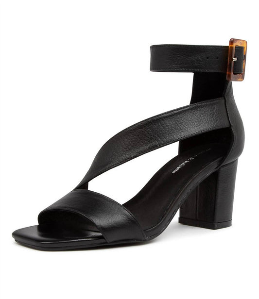 Django & Juliette - Women's Pera Leather Heeled Sandals