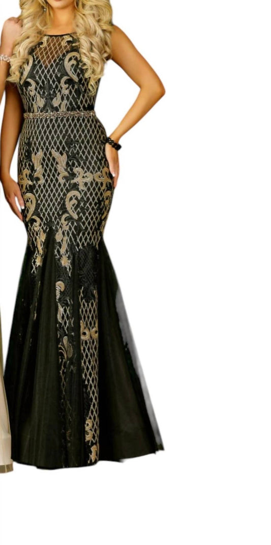 Karishma Creations - Statement Sleeveless Tulle Mermaid Dress