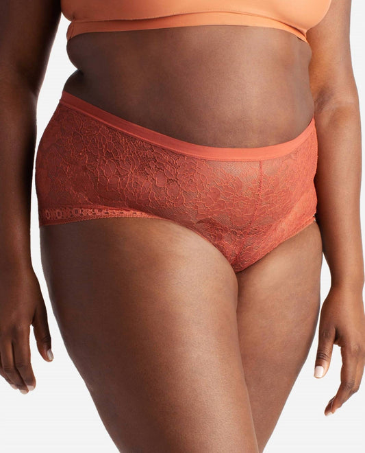Danskin - Plus Size 3-Pack Lace Boyshort Underwear