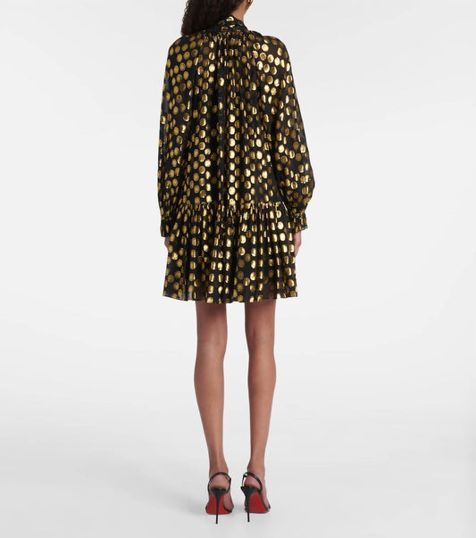 Ulla Johnson - Loretta Silk Long Sleeve Mini Dress