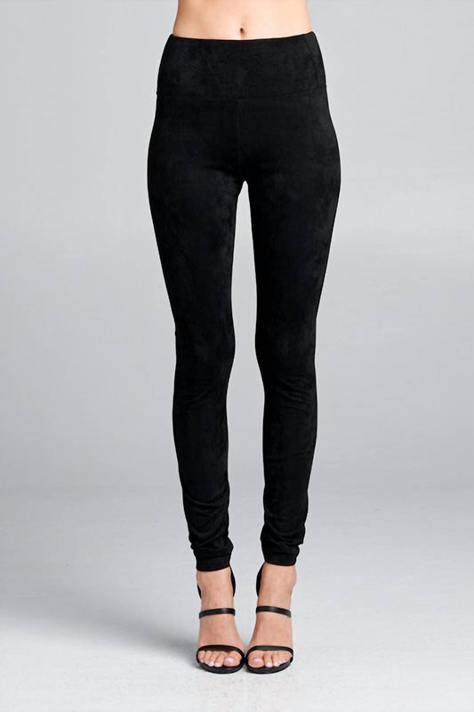 Ellison - SHANTEL SUEDE LEGGINGS