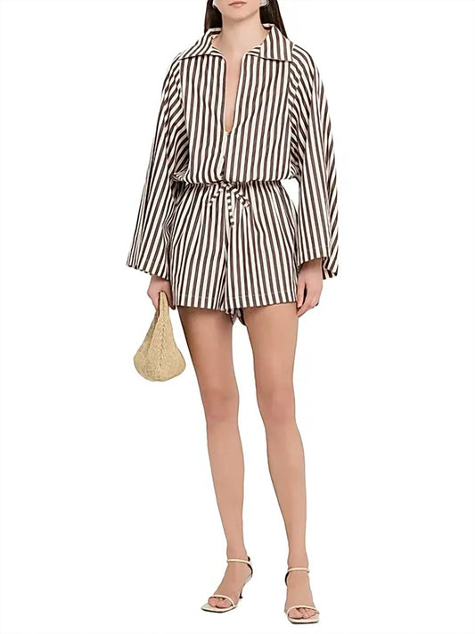 Faithfull The Brand - Aksel Shorts Playsuit Romper