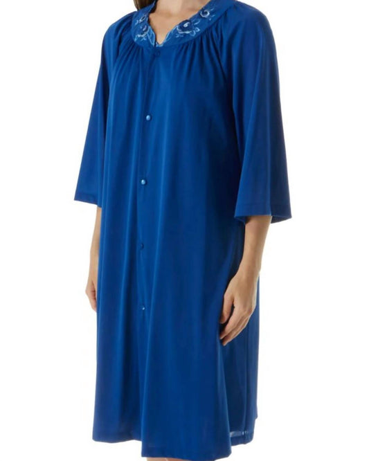 Shadowline Lingerie - Short 3/4 Sleeve Button Down Robe