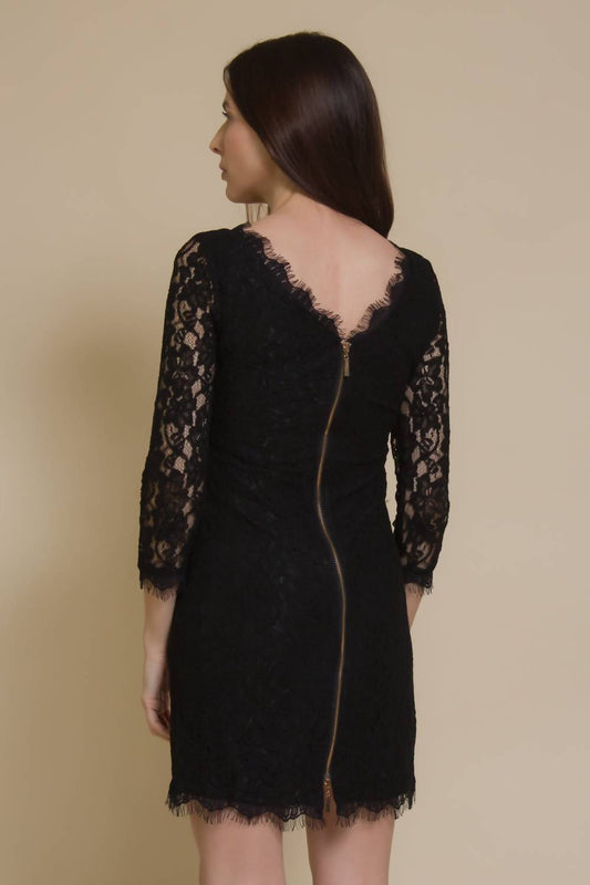 Fate - Gwyneth Fitted Lace Mini Dress