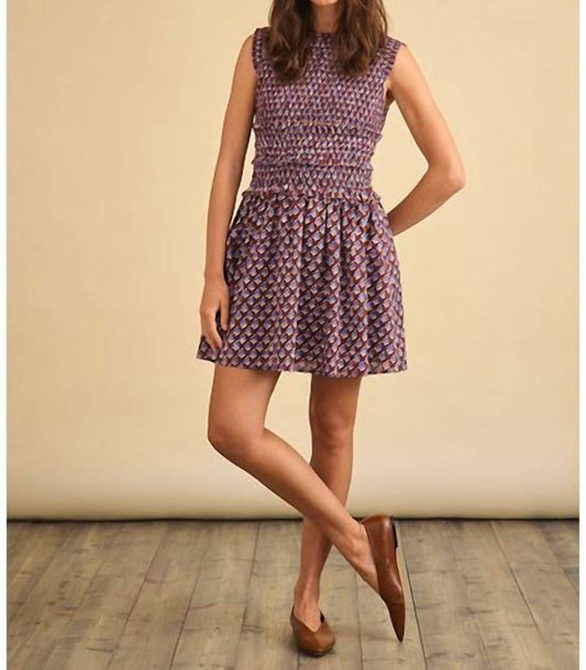 Hunter Bell - Gweneth Smocked Mini Dress