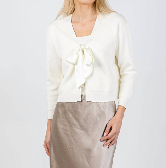 J. Society - Maya Tie Front Cardigan