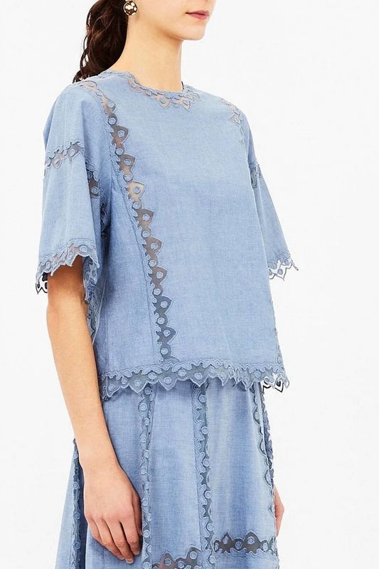 Ulla Johnson - Kai Short Sleeve Top