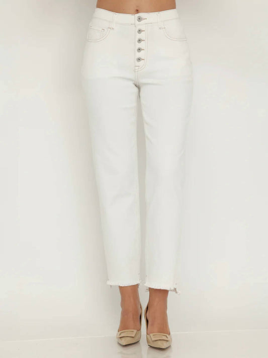 Bianco - Brenda Button Jeans