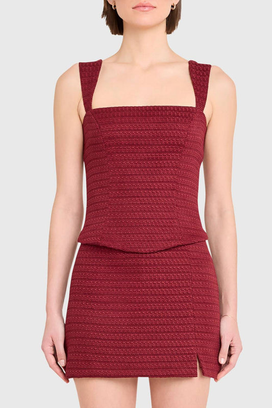 Amanda Uprichard - Ceronne Corset Tank Top