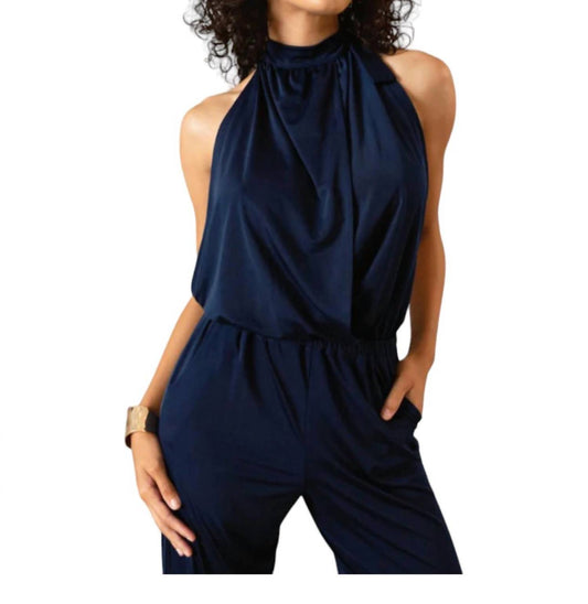 Ripley Rader - Backless Halter Jumpsuit