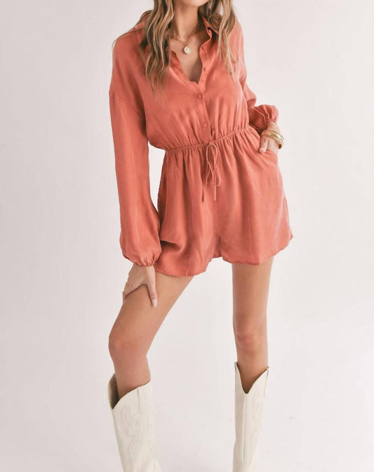 Sadie & Sage - Dunes Shirt Romper