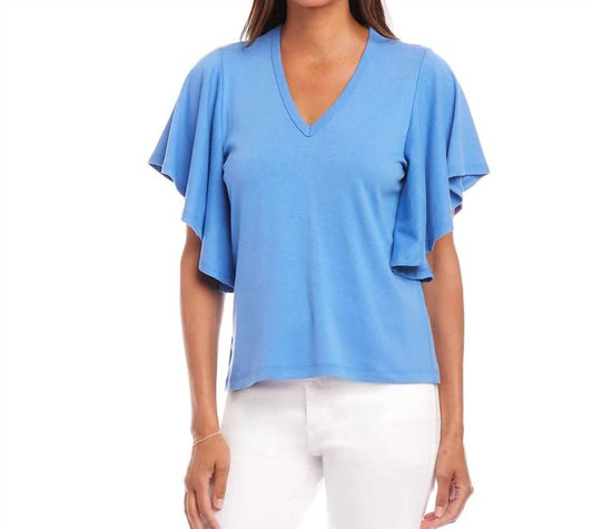 Karen Kane - Flutter Sleeve Tee