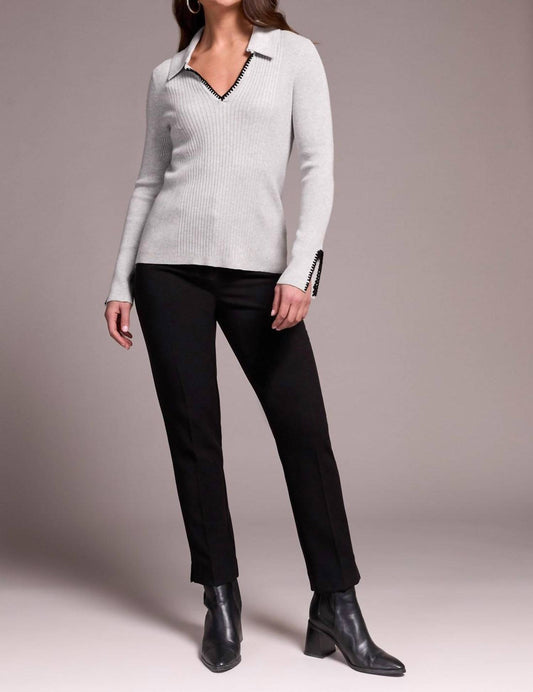 Tribal - Long Sleeve Polo Sweater